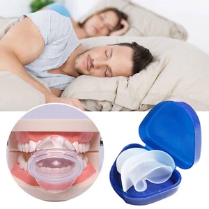1 Pack Anti Snoring Sleep Aid Device Silicone Tongue Mouthpiece Snore Stopper - Picture 1 of 6