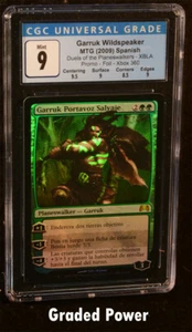 MTG Promo Garruk Wildspeaker CGC 9 Foil (9016) SPANISH Magic the Gathering - Picture 1 of 2