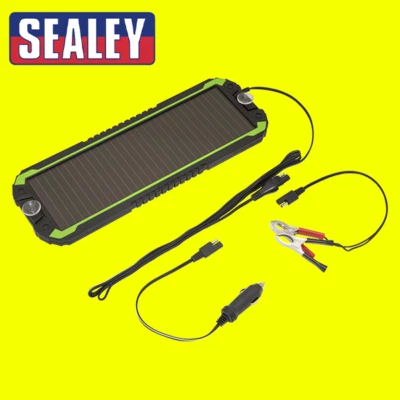 Sealey SPP01 12V Car,Van,Boat,Caravan,Camper Solar Panel Trickle Battery Charger - Image 1 of 3