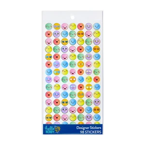 Bright Smile Face Emoji Foil Stickers Craft Scrapbook Papercraft Planner - Picture 1 of 1