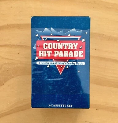 Country Hit Parade Celebration of Today's Country Music 1994 3 Cassette Set New - Image 1 of 4