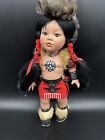 Rare Native American collectible Porcelain Doll  COMANCHE GIRL