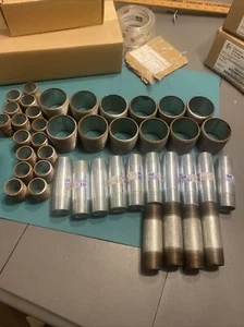 Conduit Nipple Electrical Rigid Metallic 1” And 2” Various Sizes 42KR - Picture 1 of 6