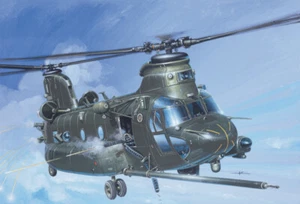 Italeri 1218 1:72 MH47 E SOA Chinook Attack Military Aircraft Helicopter Kit - Picture 1 of 1