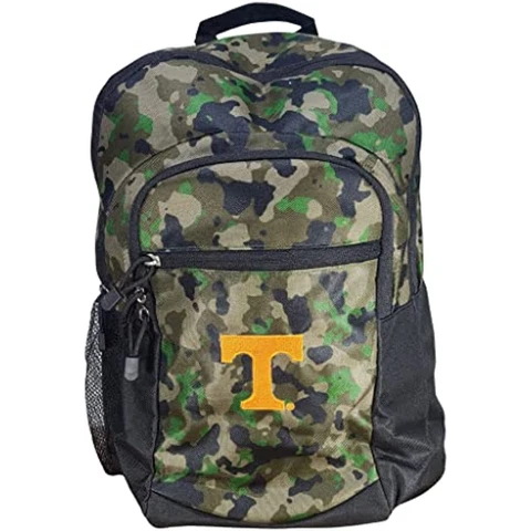 Officially Licensed NCAA "Warning" Backpack (Tennessee Volunteers Camo) Cover