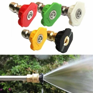 1/4" Quick Connect Replacement Power Washer Spray Nozzle Pressure Washing Tips - Bild 1 von 15