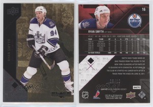 2011-12 Upper Deck Black Diamond Gold /10 Ryan Smyth #16