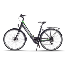 Jetson Journey EBike Battery Powered Road & Commuter 9-Spd Black Green JRNY-BKG