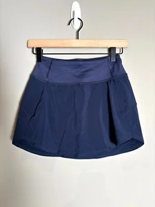 Neu mit Etikett Outdoor Voices Damen blau Activewear Polyestermischung Hudson 4" Skort Gr. XXS - Bild 1 von 9
