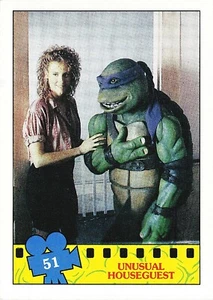 Topps 1990 Limited Edition Movie TMNT Series Unusual Houseguest Card #51 - Picture 1 of 4