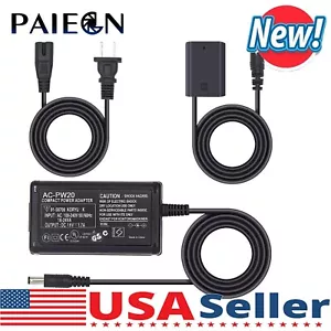 AC Adapter NP-FZ100 Dummy Battery Power Supply for Sony A1 A9 A7III A7R3 A6700 - Picture 1 of 7