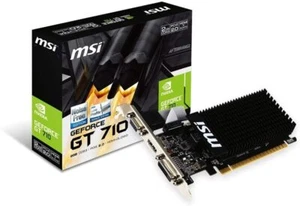Scheda grafica GeForce GT 710 compatibile basso profilo MSI modello 2GB - Foto 1 di 7