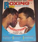 MUAMMAD ALI JOE FRAZIER Cover 1972 Boxing Illustrated Magazine Collectible !!