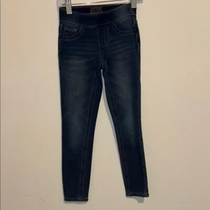 Leggings Justice Dark Wash vita media taglia 7 slim usati in ottime condizioni - Foto 1 di 3