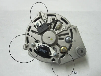 NOT WORKING DAMAGED BOLTS 14825 Alrnator For 83-88 Porsche 924 944 - Image 1 of 4