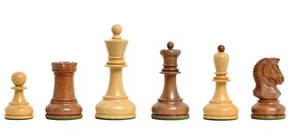 The Dubrovnik Chess Set - Pieces Only - 3.75" King - Golden Rosewood - Picture 1 of 12