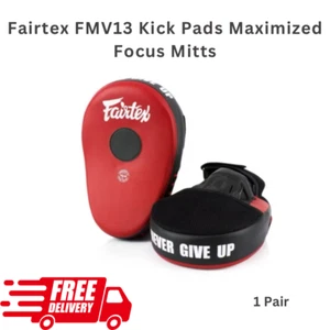 Fairtex FMV13 Kick Pads Muay Thai Maximized Focus Handschuhe stark und langlebig - Bild 1 von 8