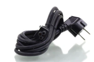 NEU - 5x 2m C6 Stecker Stromkabel / Mickeymaus Schuko Kabel 3-Pin - Bild 1 von 1