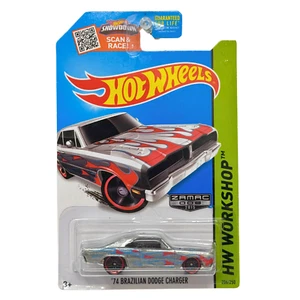 Hot Wheels HW Workshop ZAMAC 1974 Brazilian Dodge Charger 1:64 Diecast - Picture 1 of 4