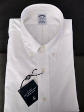 NWOT Brooks Brothers White Supima Oxford Button Down Regent Fit Slim MSRP $140 
