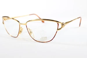 Gianni Versace V.94 JV505 Gold Irregular Full Rim Vintage Herren Neu Brille - Bild 1 von 4