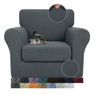 2 Pieces Armchair Covers for Living Room Stretch Chair Slipcovers with 1 Seat... - Picture 1 of 7
