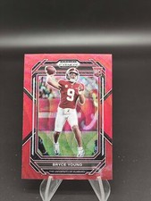 2023 Panini Prizm Draft Picks Football Bryce Young RC Red Wave Prizm[cike26]