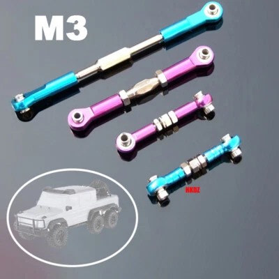 Alu Spurstange Lenkgestänge Spannschloss Lenkservo Für 1/10 RC Auto Buggy Modell - Bild 1 von 4