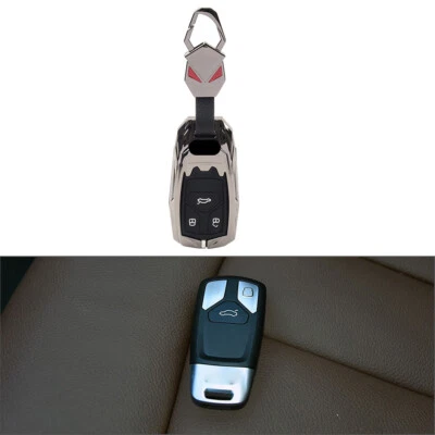 Cubierta de llavero remoto inteligente negra para Audi A4 A5 SQ5 Q5 Q7 S5 botones Sportback 3 Foto 1 de 4