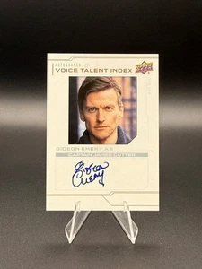 2024 Upper Deck Halo Legacy Collection Voice Talent Index Gideon Emery Auto - Foto 1 di 2