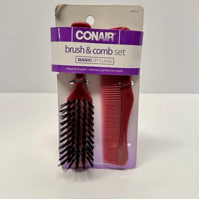 Juego de viaje de nailon con cepillo y peine para todo uso Conair tamaño mediano 2009 #93002Z Foto 1 de 4