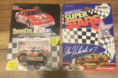 Alan Kulwicki #7 Hooters 1993 Racing Champions 1:64 Scale Diecast+ Matchbox - Image 1 of 4