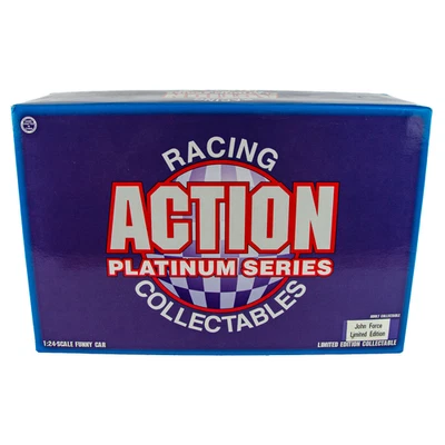 Coche divertido diecast Action Platinum John Force Pontiac Firebird Castrol escala 1:24 Foto 1 de 4
