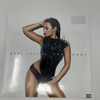 Demi Lovato Confident Vinyl Record - Dipped Black / White - New Sealed Foto 1 de 3