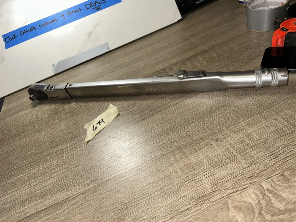 Snap-on 1/2" Drive TQ Series Flex-Head Torque Wrench (40-250 ft-lb) TQFR250E - Image 1 of 4