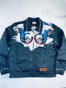 Black Miami Reapers Varsity Jacket Brand X Men’s Size Small NEW W/O TAGS - Picture 1 of 15