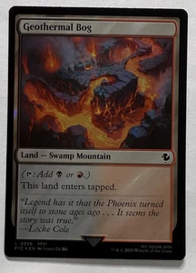 Geothermal Bog (Surge Foil) #399 (NM) Final Fantasy FIC Magic MTG - Bild 1 von 2