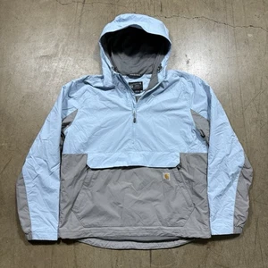 Carhartt Rain Defender Packable Anorak Jacke Blau Grau Herren Medium 0J5749-M - Bild 1 von 9
