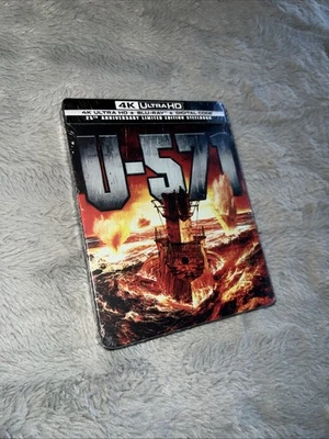 NEW U-571 25th Anniversary Steelbook 4K UHD + Blu-ray+Digital U571 HELPS STRAYS - Image 1 of 4
