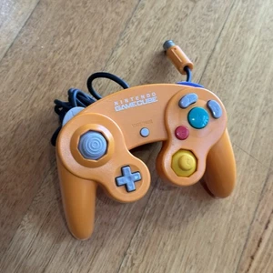 Genuine Nintendo GameCube Controller Spice Orange DOL-003 Official Near New - Picture 1 of 8