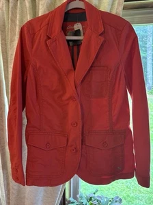 Eddie Bauer Legendwash - Übergangsjacke Blazer Button Down koralle Gr. 12 - Bild 1 von 19
