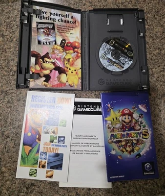 Mario Party 5 (Nintendo GameCube) [CIB] Probado, incluye manual, completo Foto 1 de 4