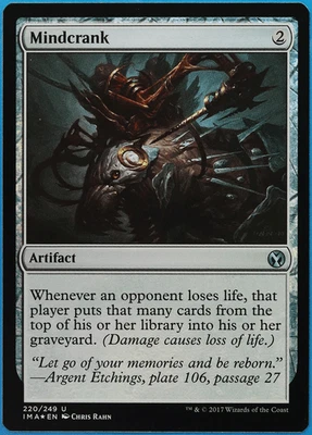 Mindcrank FOIL Iconic Masters NM Artifact Uncommon CARD (507205) ABUGames - Image 1 of 2