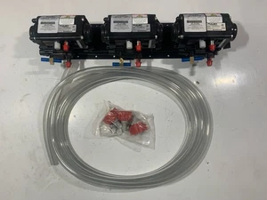 Flojet 35-5000-503, 3 P5000551V Bib Pumps, Brackets, Hose And Connectors - Picture 1 of 7