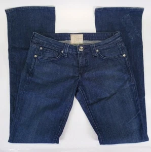 Women's Designer Ranahan Jeans Flare Wide Bootcut Leg Denim Size 30 32x36 - Picture 1 of 7