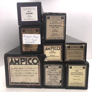 Lotto Ampico Piano Roll (8 rotoli) 141 4943 211851 202491 441 1261 204801 58034 - Foto 1 di 20