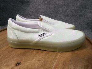 Vans Herren Skate Slipper Leuchtend Im Dunkeln Grün Niedrig Skateschuh Sneaker Größe 7 US - Bild 1 von 8