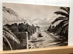 Marrakech, Le long does remparts: - Vintage Postcard - Picture 1 of 3