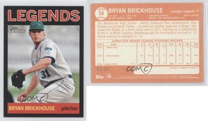 2013 Topps Heritage Minor League Edition Black /96 Bryan Brickhouse #54