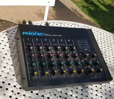 STEREO MIXER PHONIC (articulate sound stereo mixer) 6 CHAANEL BKX8600..... bello - Immagine 1 di 3